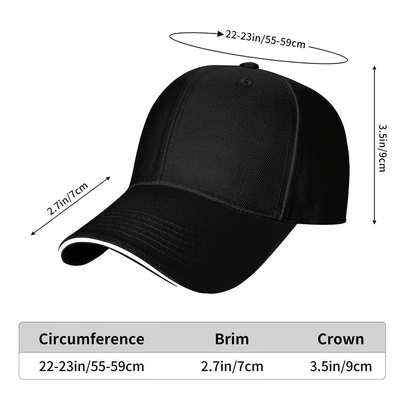 Breathable Sandwich Baseball Cap, Polyester Printed Lightweight Sports Cap, Adjustable Vent Design, Perfect Father's Day Independence Day Gift, Summer Quick Drying Sun Protection