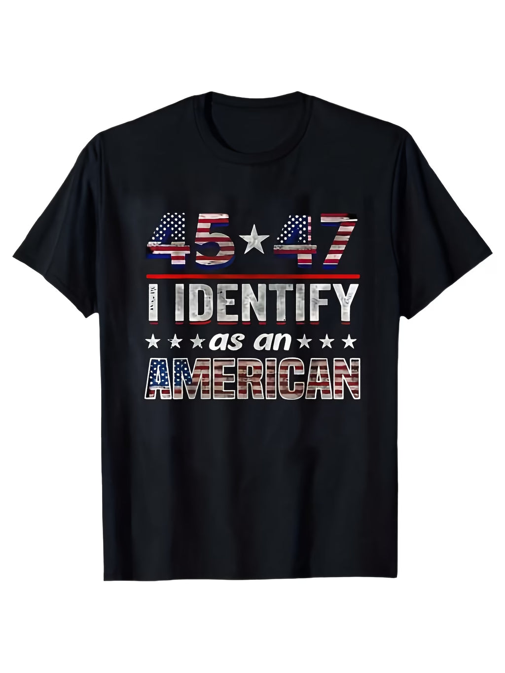 I Identify As An American Funny Patriotic T-Shirt - Item#T-3