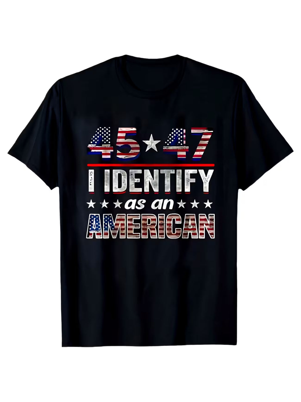 I Identify As An American Funny Patriotic T-Shirt - Item#T-3