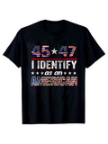 I Identify As An American Funny Patriotic T-Shirt - Item#T-3